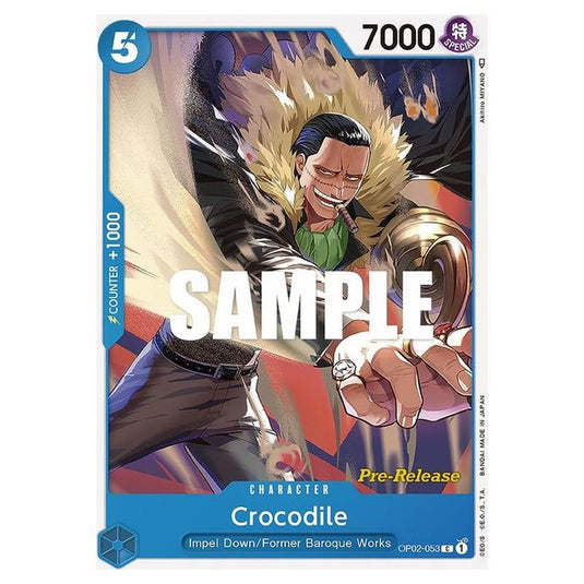 One Piece - OP-02: Paramount War Promos - Crocodile - OP02-053