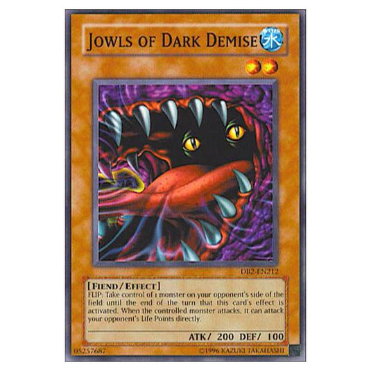 Yu-Gi-Oh! - Dark Beginning 2 - Jowls of Dark Demise (Common) DB2-EN212