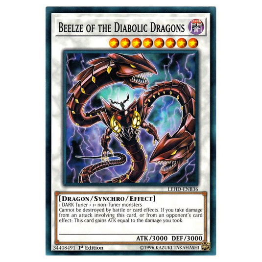 Yu-Gi-Oh! - Legendary Hero Decks - Beelze of the Diabolic Dragons (Common) LEHD-ENB36