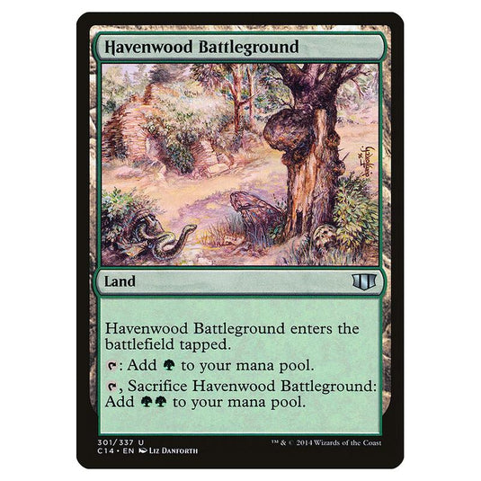 Magic The Gathering - Commander 2014 - Havenwood Battleground - 301