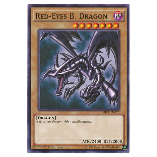 Yu-Gi-Oh! - Millennium Pack - Red-Eyes Black Dragon (Common) MIL1-EN027