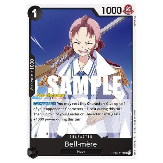 One Piece - OP-02: Paramount War Promos - Bell-mere - OP02-112