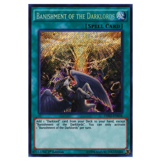 Yu-Gi-Oh! - Destiny Soldiers - Banishment of the Darklords (Secret Rare) DESO-EN034