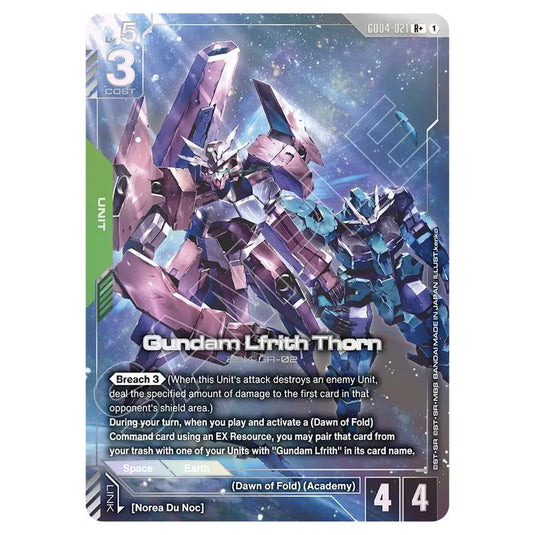 Gundam Card Game - GD-04: Phantom Aria - Gundam Lfrith Thorn (R+) - GD04-021