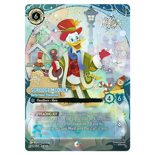 Lorcana - Winterspell - Scrooge McDuck - Reformed Ebenezer (Enchanted) - 235/204