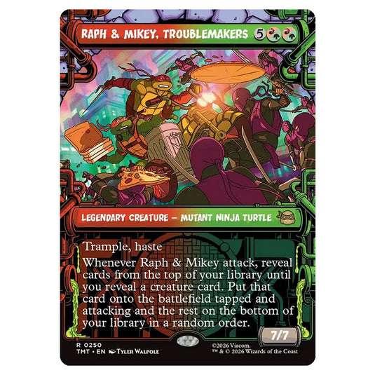 Magic The Gathering - Teenage Mutant Ninja Turtles - Raph & Mikey, Troublemakers - 0250