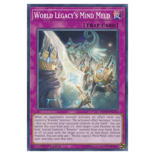 Yu-Gi-Oh! - 2019 Gold Sarcophagus Tin Mega Pack - World Legacy's Mind Meld (Common) MP19-EN131