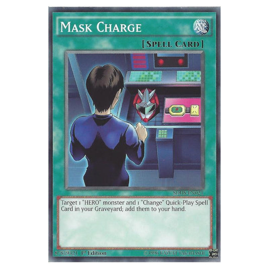 Yu-Gi-Oh! - HERO Strike Structure Deck - Mask Charge (Common) SDHS-EN021