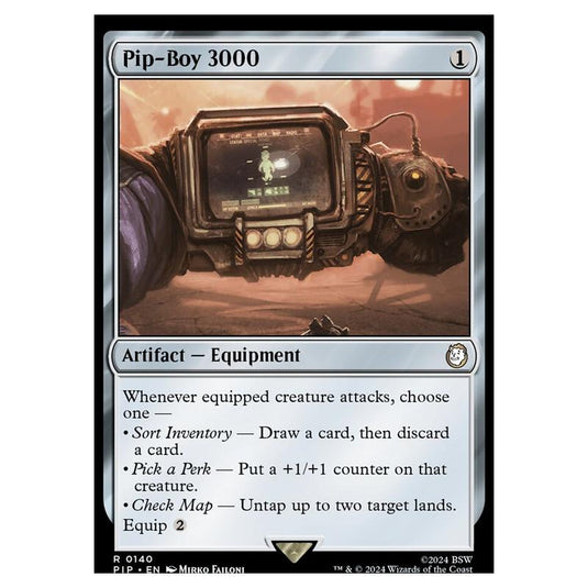Magic The Gathering - Universes Beyond - Fallout - Pip-Boy 3000 - 0140