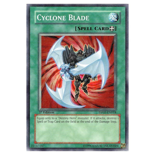 Yu-Gi-Oh! - Duelist Pack - Aster Phoenix - Cyclone Blade (Common) DP05-EN018