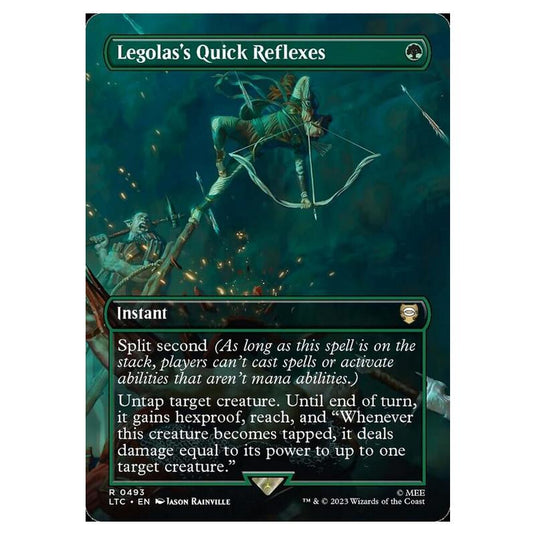 Magic The Gathering - Tales Of Middle-earth Commander - Legolas's Quick Reflexes - 493 (Foil)