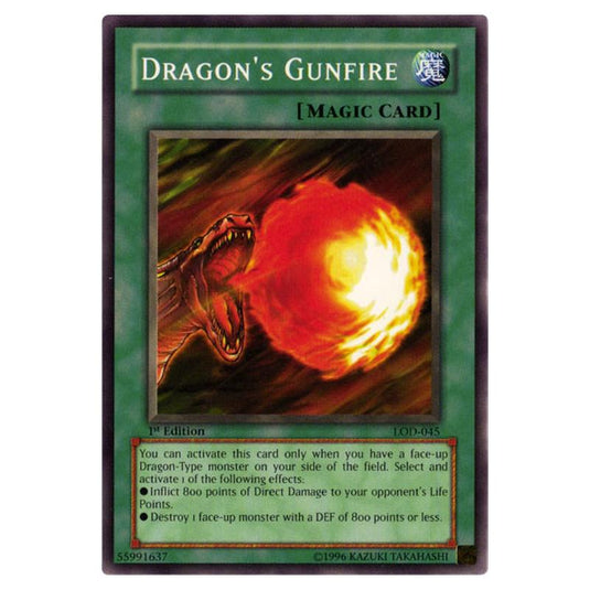 Yu-Gi-Oh! - Legacy of Darkness - Dragon\\'s Gunfire (Common) LOD-045