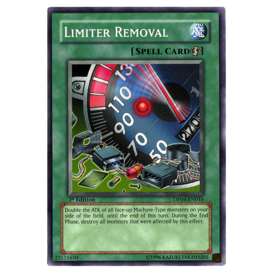 Yu-Gi-Oh! - Duelist Pack - Zane Truesdale - Limiter Removal (Common) DP04-EN016