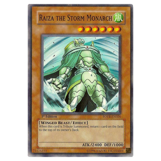 Yu-Gi-Oh! - Force of the Breaker - Raiza the Storm Monarch (Super Rare) FOTB-EN026