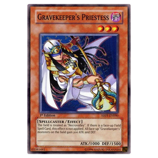 Yu-Gi-Oh! - Absolute Powerforce - Gravekeeper's Priestess (Super Rare) ABPF-EN000