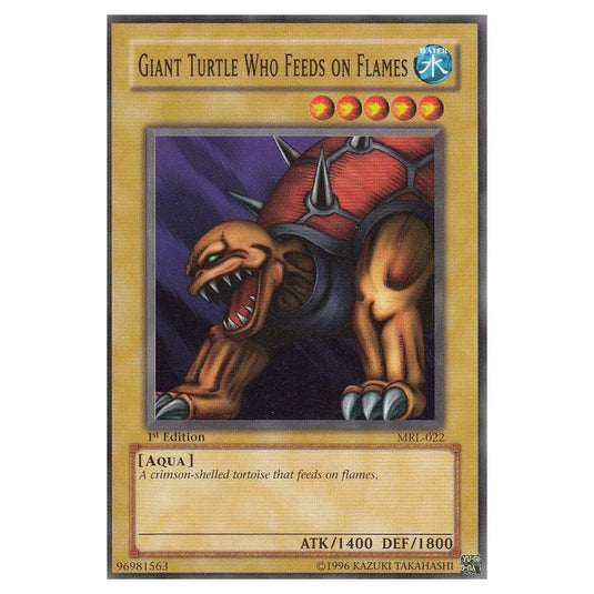 Yu-Gi-Oh! - Magic Ruler - Giant Turtle Who Feeds on Flames (Common) - MRL-EN022/050