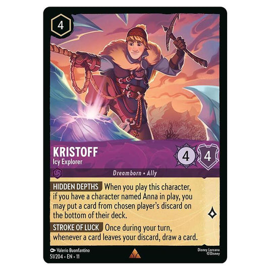 Lorcana - Winterspell - Kristoff - Icy Explorer (Rare) - 051/204