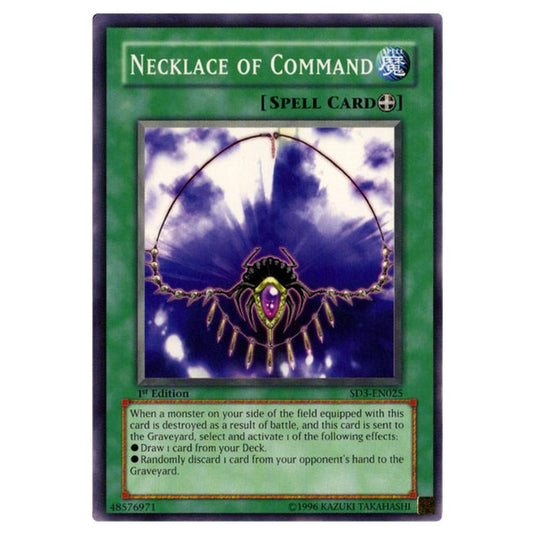 Yu-Gi-Oh! - Structure Deck - Blaze of Destruction - Necklace of Command (Common) SD3-EN025
