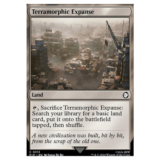 Magic The Gathering - Universes Beyond - Fallout - Terramorphic Expanse - 0313