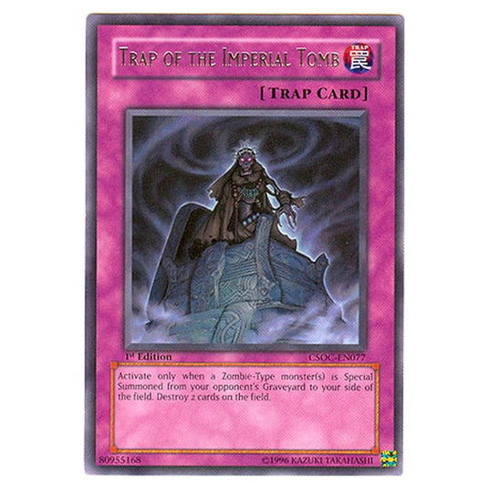 Yu-Gi-Oh! - Crossroads of Chaos - Trap of the Imperial Tomb (Rare) CSOC-EN077