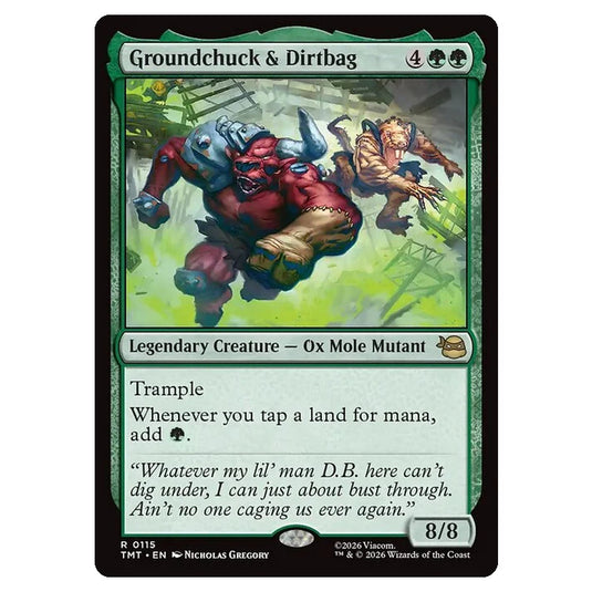 Magic The Gathering - Teenage Mutant Ninja Turtles - Groundchuck & Dirtbag - 0115