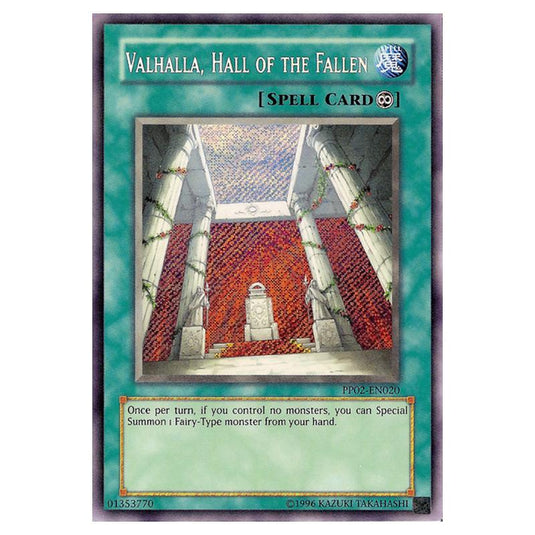 Yu-Gi-Oh! - Premium Pack 2 (TCG) - Valhalla, Hall of the Fallen (Secret Rare) PP02-EN020