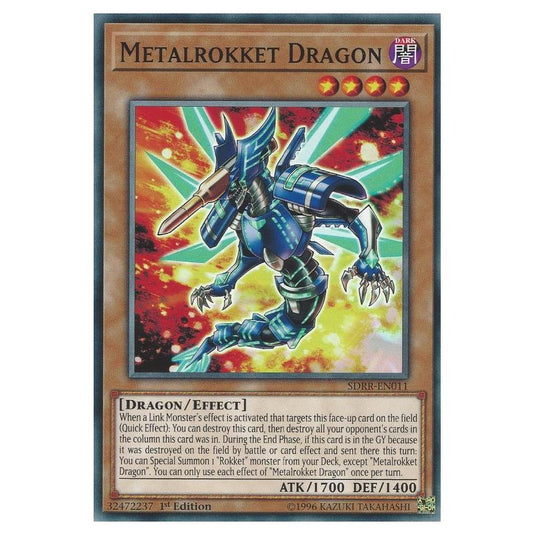 Yu-Gi-Oh! - Structure Deck - Rokket Revolt - Metalrokket Dragon (Common) SDRR-EN011