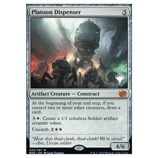Magic The Gathering - The Brothers' War Promos - Platoon Dispenser - 036/287