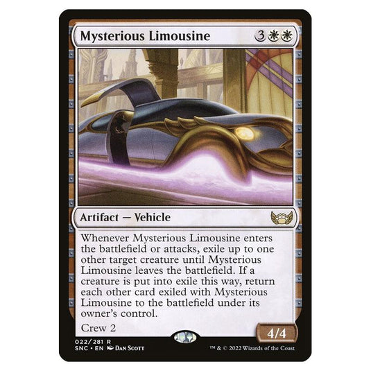 Magic the Gathering - Streets of New Capenna - Mysterious Limousine - 22/281 (Stamped)
