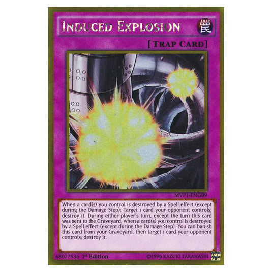 Yu-Gi-Oh! - Yu-Gi-Oh! The Dark Side of Dimensions Movie Pack - Gold Edition - Induced Explosion (Gold Rare) MVP1-ENG09