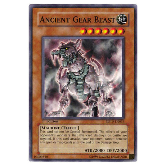 Yu-Gi-Oh! - Structure Deck - Machine Re-Volt - Ancient Gear Beast (Com Yu-Gi-Oh! - Structure Deck - Machine Re-Volt - Ancient Gear Beast (Com