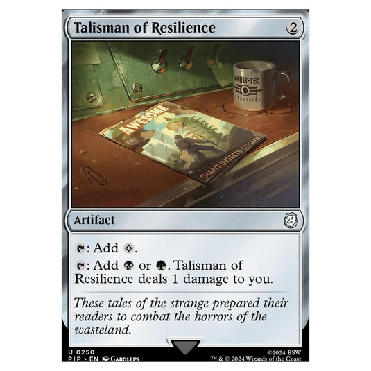 Magic The Gathering - Universes Beyond - Fallout - Talisman of Resilience - 0250