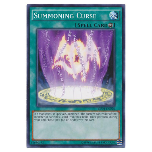 Yu-Gi-Oh! - OTS Tournament Pack 1 - Summoning Curse (Common) OP01-EN026
