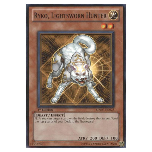 Yu-Gi-Oh! - Dragons Collide Structure Deck - Ryko, Lightsworn Hunter (Common) SDDC-EN023