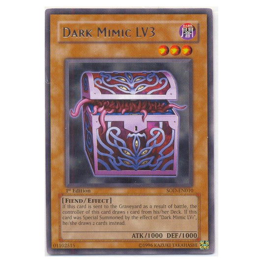 Yu-Gi-Oh! - Soul of the Duelist - Dark Mimic LV3 (Rare) SOD-EN010