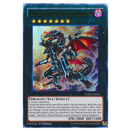 Yu-Gi-Oh! - Legendary Decks II - Red-Eyes Flare Metal Dragon (Ultra Rare) LDK2-ENJ41