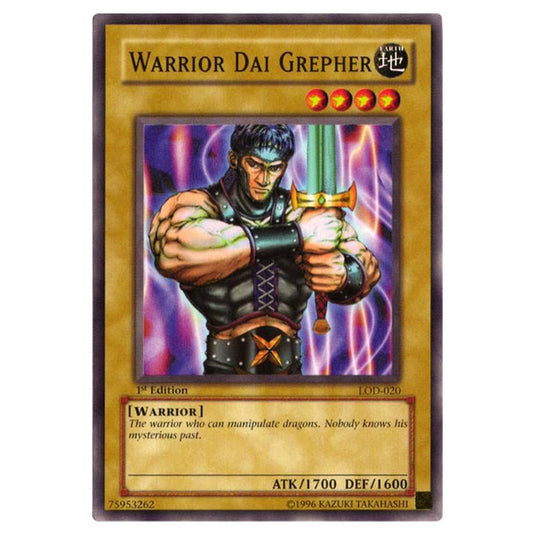 Yu-Gi-Oh! - Legacy of Darkness - Warrior Dai Grepher (Common) LOD-020