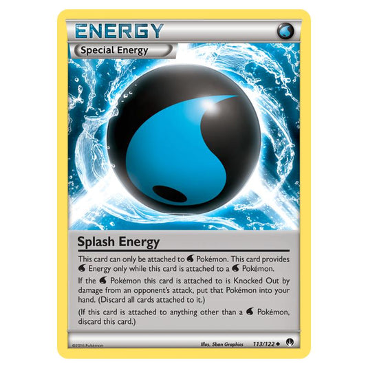 Pokemon - XY - Breakpoint - Splash Energy - 113/122 (Reverse Holo)