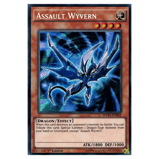 Yu-Gi-Oh! - Yu-Gi-Oh! The Dark Side of Dimensions Movie Pack Secret Edition - Assault Wyvern (Secret Rare) MVP1-ENS03