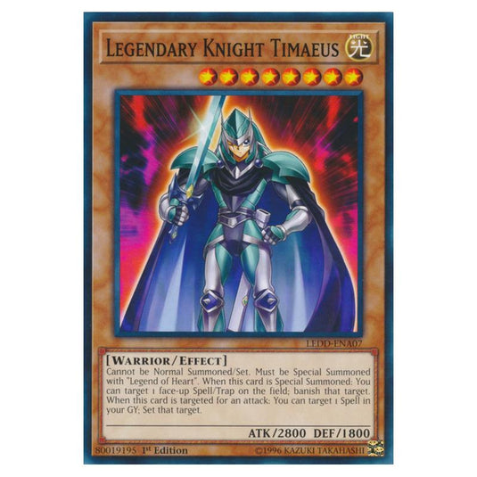 Yu-Gi-Oh! - Legendary Dragon Decks - Legendary Knight Timaeus (Common) LEDD-ENA07
