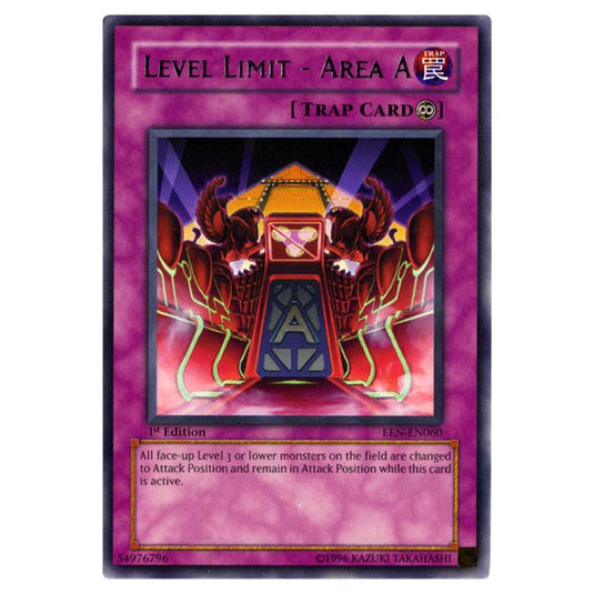 Yu-Gi-Oh! - Elemental Energy - Level Limit - Area A (Rare) EEN-EN060