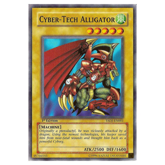 Yu-Gi-Oh! - Starter Deck - Jaden Yuki - Cyber-Tech Alligator (Common) YSDJ-EN001