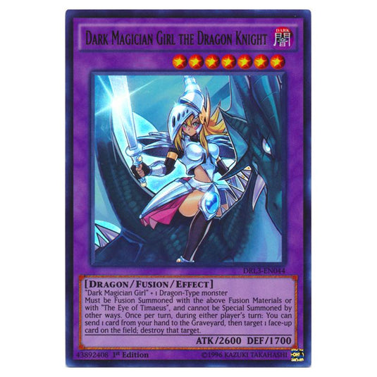 Yu-Gi-Oh! - Dragons of Legend - Unleashed - Dark Magician Girl the Dragon Knight (Ultra Rare) DRL3-EN044