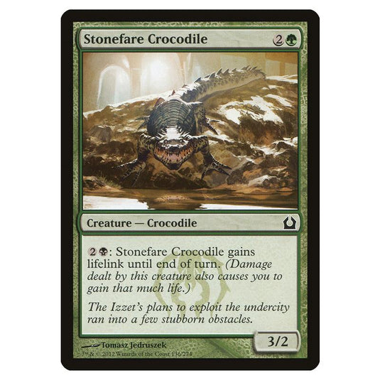 Magic The Gathering - Return To Ravnica - Stonefare Crocodile - 136/274