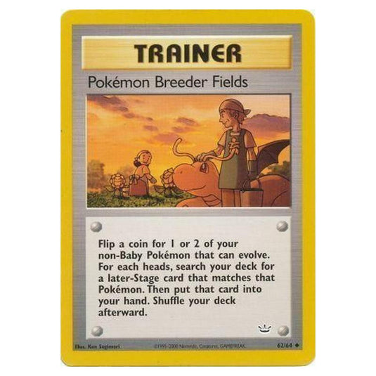 Pokemon - Neo Revelation - Pokémon Breeder Fields - 62/64/64