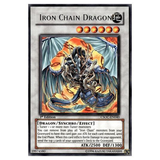 Yu-Gi-Oh! - Crossroads of Chaos - Iron Chain Dragon (Rare) CSOC-EN040