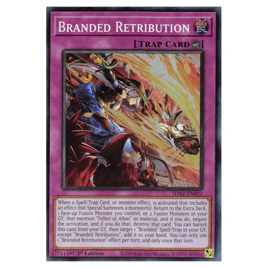 Yu-Gi-Oh! - Structure Deck - Albaz Strike - Branded Retribution (Super Rare) SDAZ-EN032