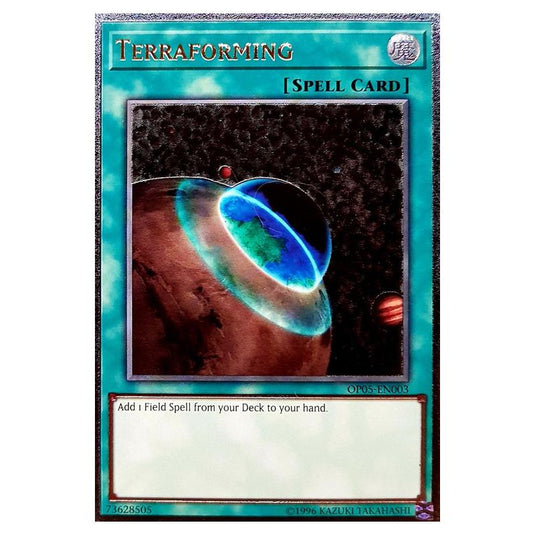 Yu-Gi-Oh! - OTS Tournament Pack 5 - Terraforming (Ultimate Rare) OP05-EN003