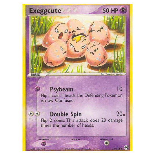 Pokemon - EX Series - FireRed & LeafGreen - Exeggcute - 33/112