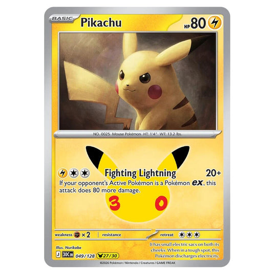 Pokemon - 30th Celebration - Pikachu - 049/128